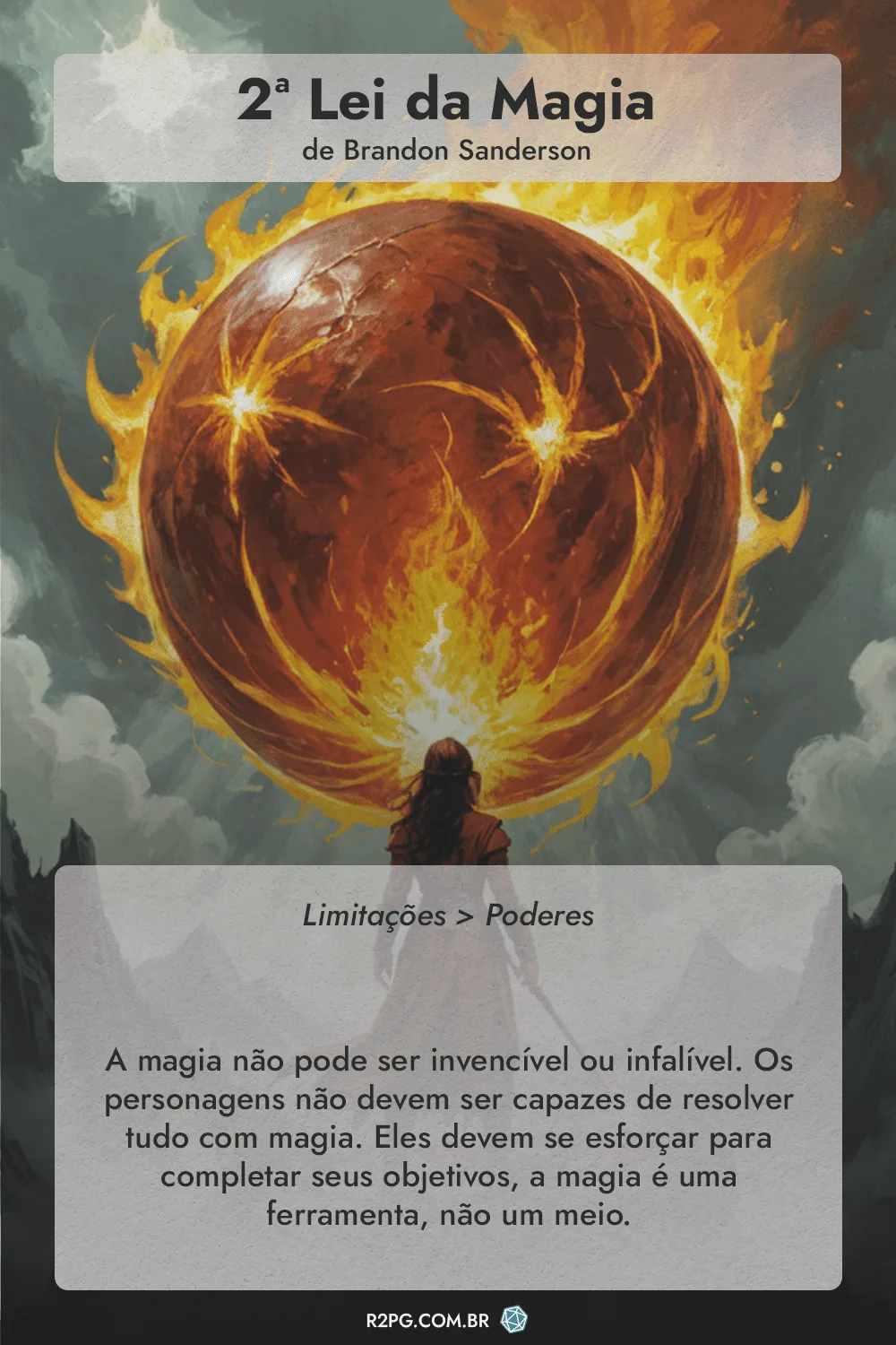 2 lei da magia de Brandon Sanderson - R2PG.com.br 2 lei da magia de Brandon Sanderson - R2PG.com.br