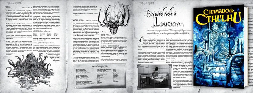 FBcover O chamado de Cthulhu RPG Sanidade e Loucura