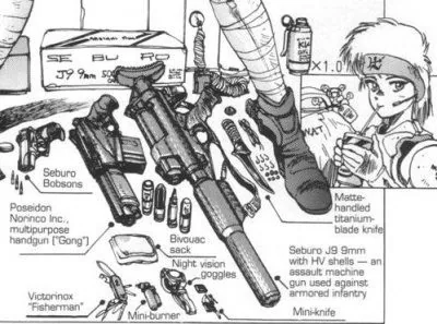 Acessórios de Deunan em Appleseed