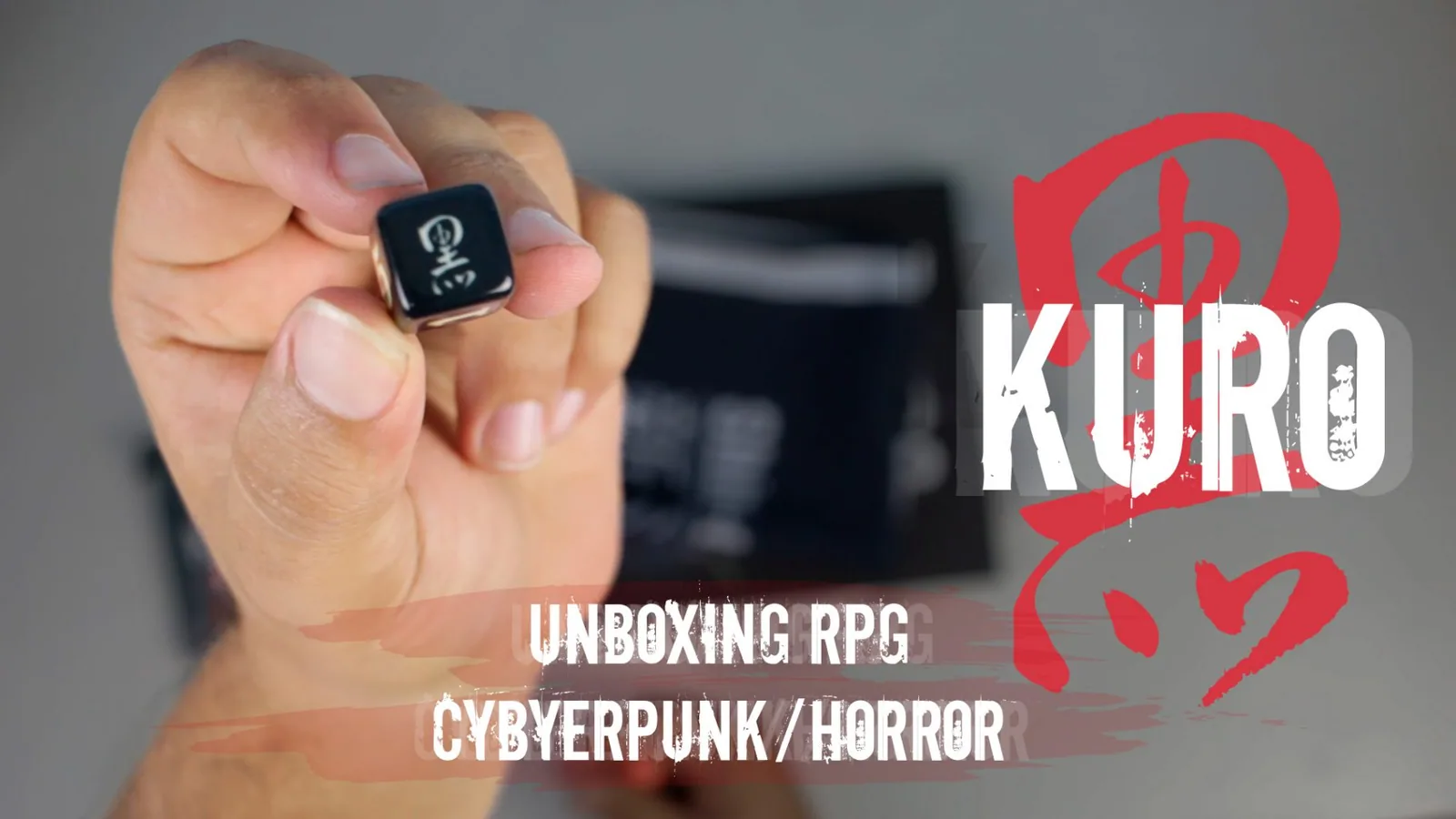 RPG Cyberpunk de Horror? Unboxing Kuro RPG