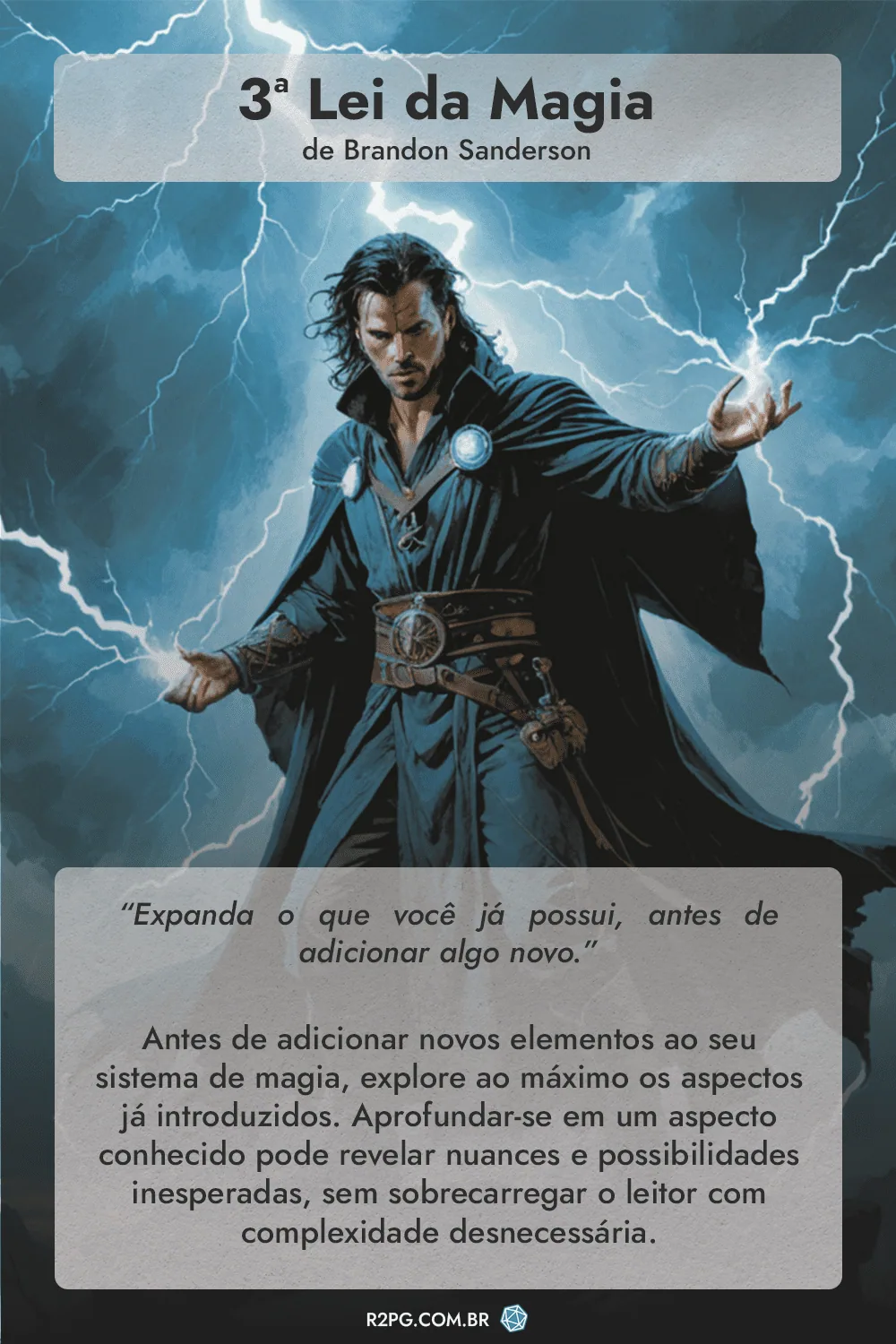 2 lei da magia de Brandon Sanderson - R2PG.com.br 2 lei da magia de Brandon Sanderson - R2PG.com.br