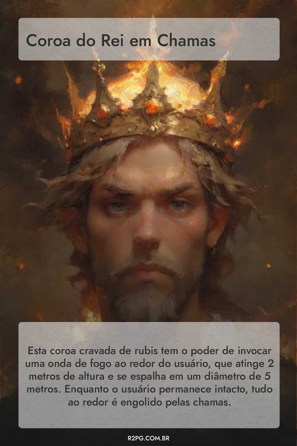 Item Mágico: Coroa do Rei em Chamas