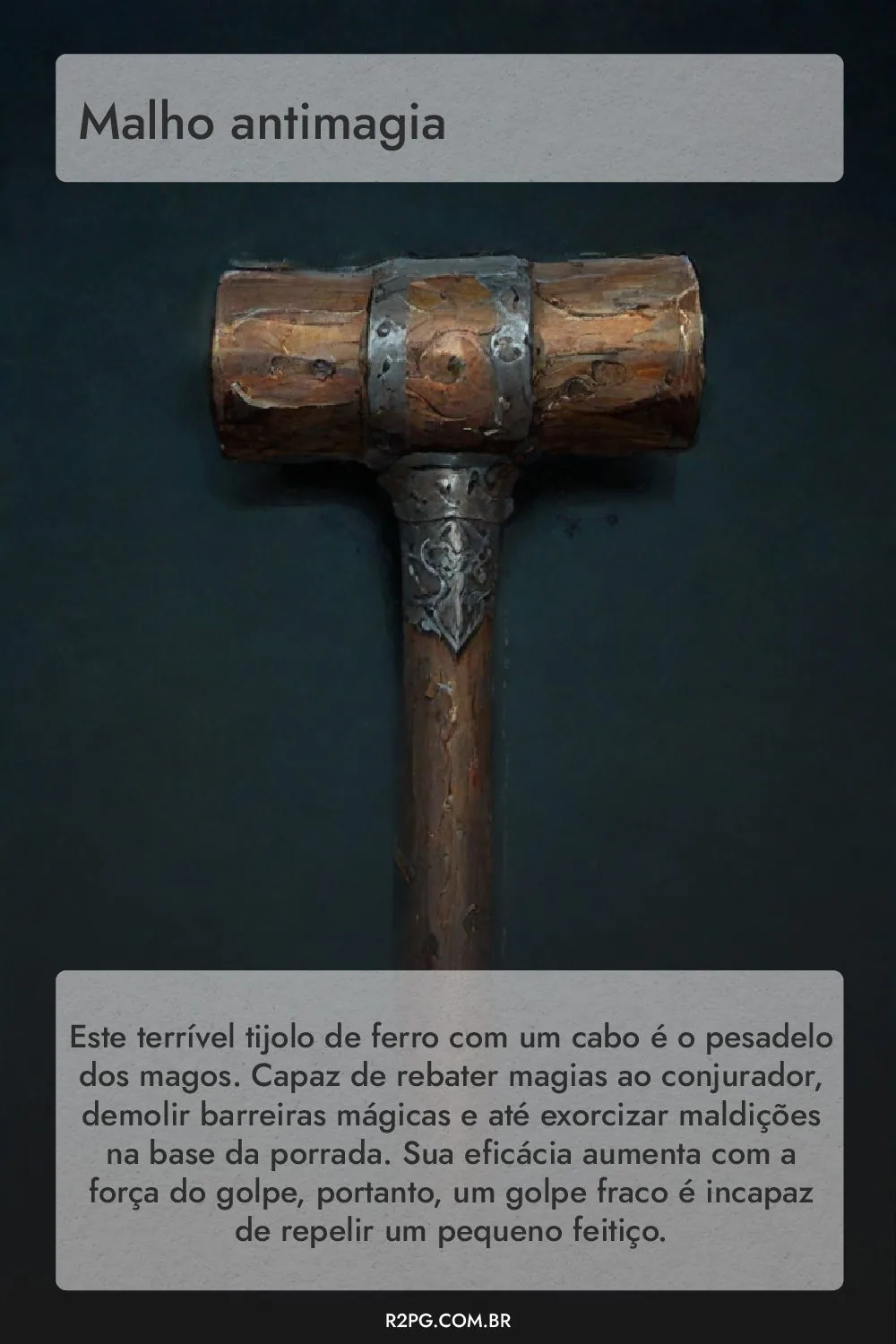 Item Mágico: Malho Antimagia