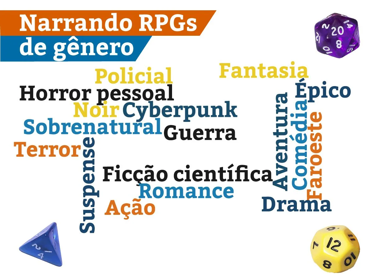 Narrando RPGs de gênero! Terror, suspense, drama no RPG de mesa!