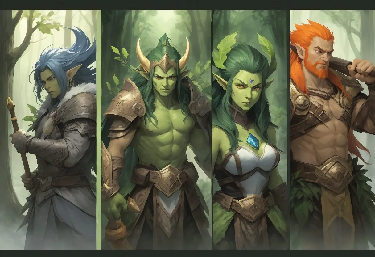Personagem de rpg diferente na mesa