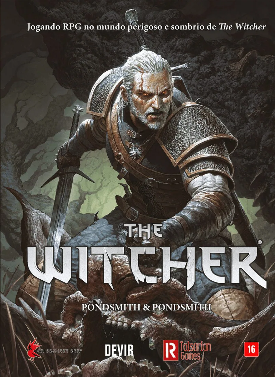 Capa do livro The Witcher RPG_Devir The Witcher RPG_Devir